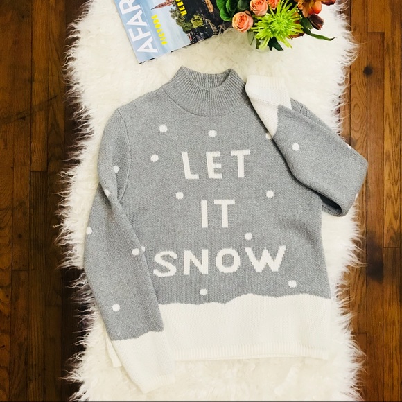 MINKPINK Sweaters - Let it Snow Intarsia Sweater Holiday Winter NWOT